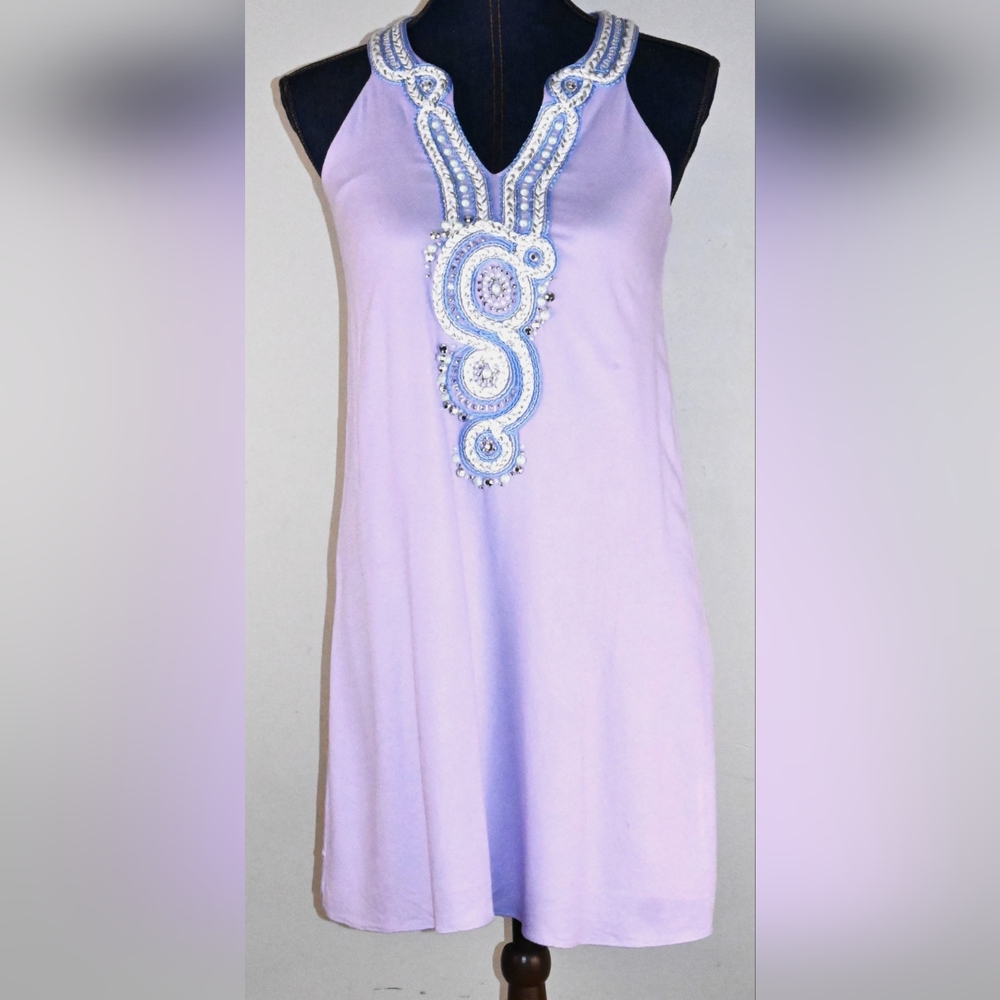 Lilly Pulitzer Valli Soft Shift Dress Light Lilac Verbena Size XXS Designer